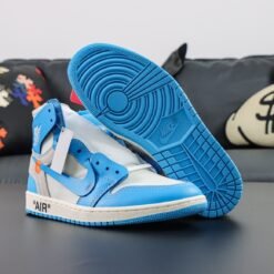 Alternative view of Nike Air Jordan 1 Retro High x Off-White University Blue