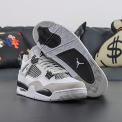 Alternative view of NIKE AIR JORDAN 4 RETRO MILITARY BLACK