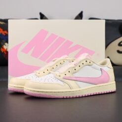 Travis Scott x Air Jordan 1 Low OG SP "Shy Pink"