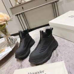 Alternative view of Alexander McQueen Tread Slick Moto Low Top Sneaker Black