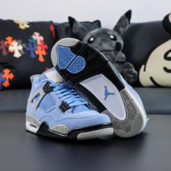 Alternative view of Air Jordan 4 Retro University Blue