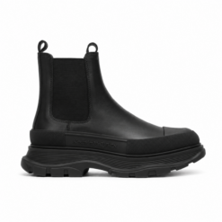 Alexander McQueen Tread Slick Chelsea Boot – Black/Black.