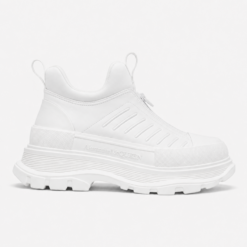 Alexander McQueen Tread Slick Moto Low Top Sneaker White