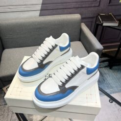 Alternative view of Alexander Mcqueen Oversized White Blue Ash Grey