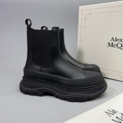 Alternative view of Alexander McQueen Tread Slick Chelsea Boot – Black/Black.