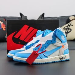 Nike Air Jordan 1 Retro High x Off-White University Blue